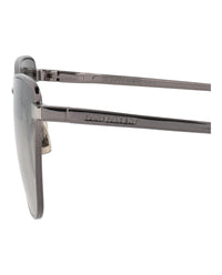 Saint Laurent Saint Laurent Womens Cat Eye Ruthenium Ruthenium Grey Fashion Designer Eyewear
