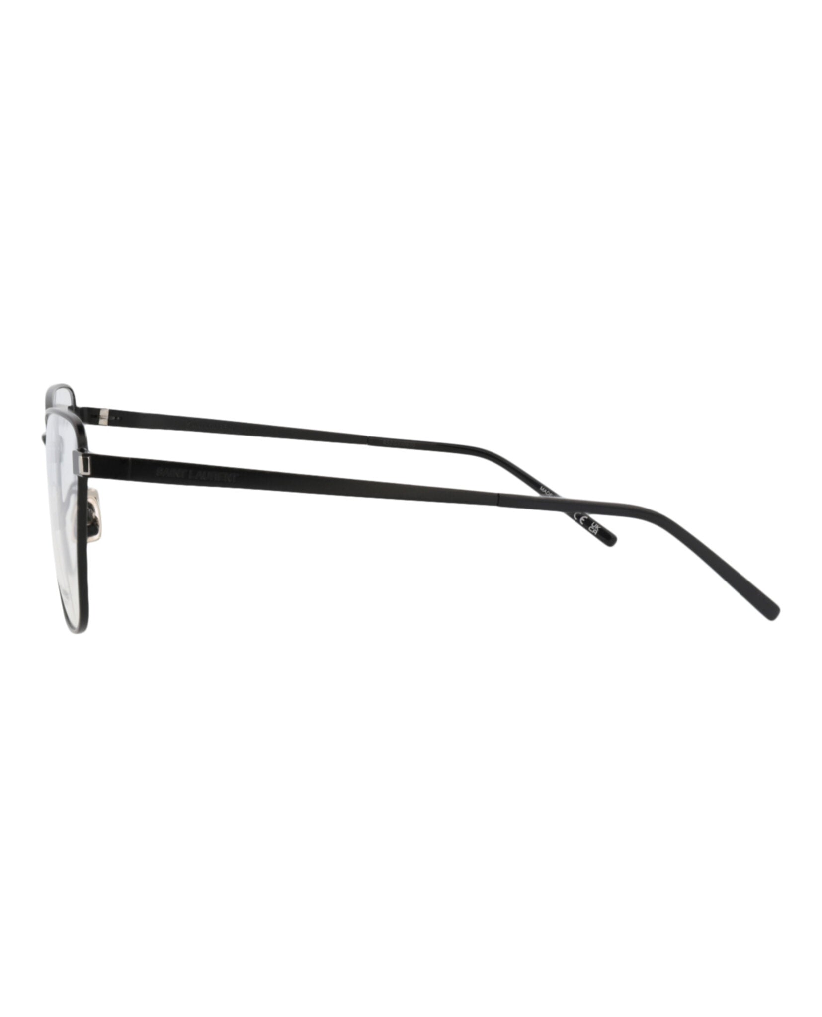 Saint Laurent Womens Cat Eye Black Black Transparent Fashion Designer Eyewear