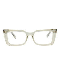 Saint Laurent Saint Laurent Womens Cat Eye Green Green Transparent Fashion Designer Eyewear