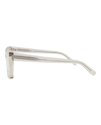 Saint Laurent Saint Laurent Womens Cat Eye Beige Beige Transparent Fashion Designer Eyewear