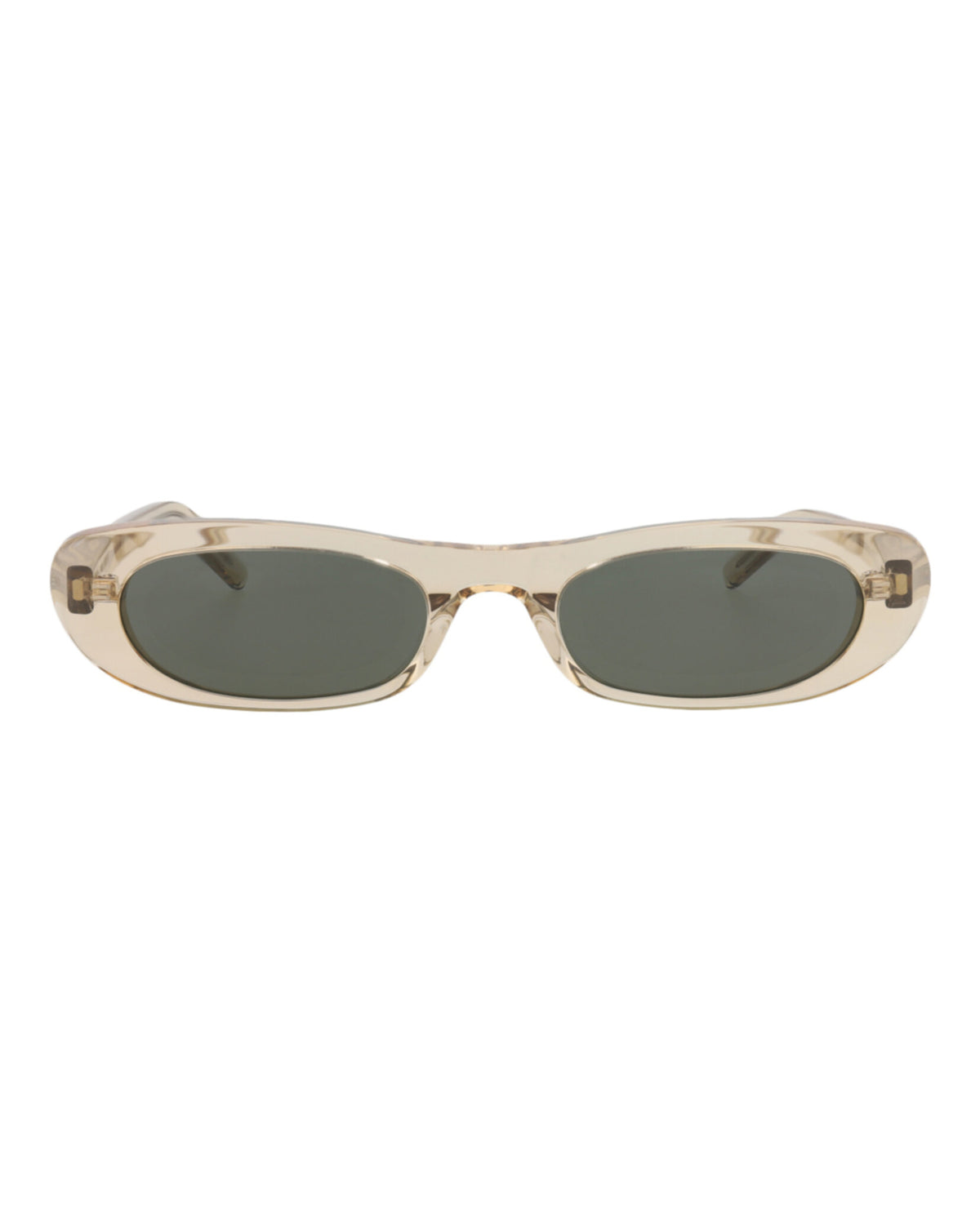 Saint Laurent Womens Round/Oval Nude Nude Grey Fashion Designer Eyewear