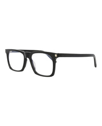 Saint Laurent Unisex Square/Rectangle Black Black Transparent Fashion Designer Eyewear