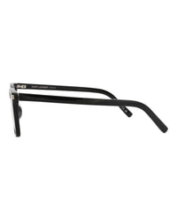 Saint Laurent Unisex Square/Rectangle Black Black Transparent Fashion Designer Eyewear