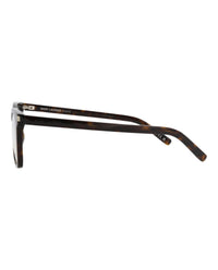 Saint Laurent Unisex Square/Rectangle Havana Havana Transparent Fashion Designer Eyewear