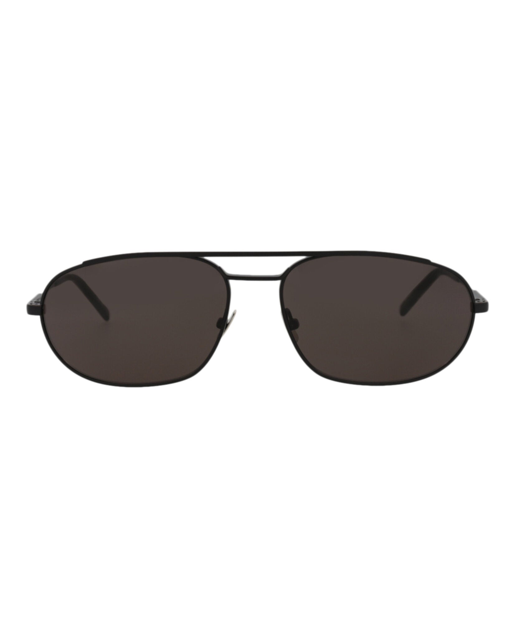 Saint Laurent Saint Laurent Mens Round/Oval Black Black Black Fashion Designer Eyewear