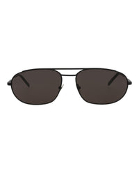 Saint Laurent Saint Laurent Mens Round/Oval Black Black Black Fashion Designer Eyewear