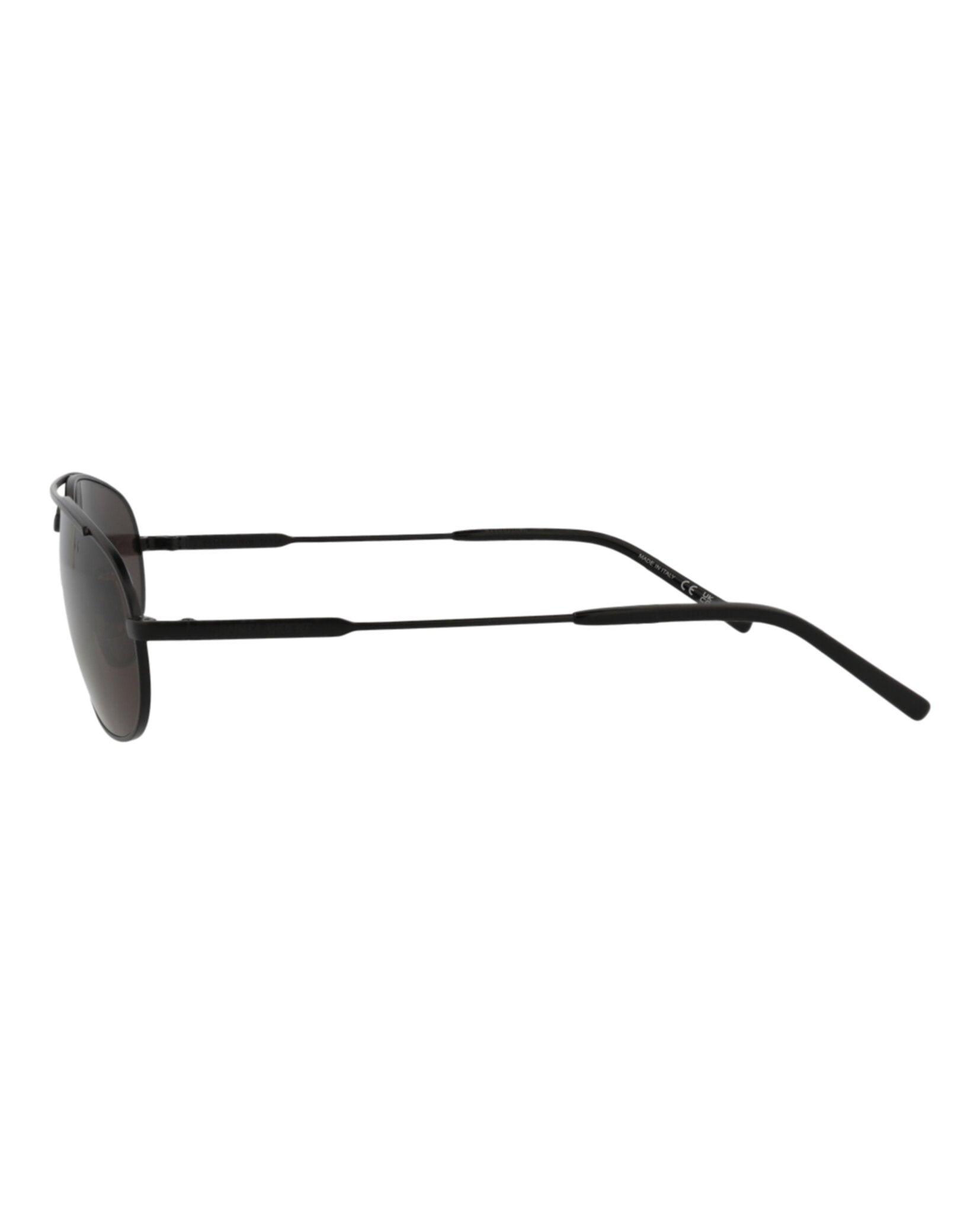 Saint Laurent Saint Laurent Mens Round/Oval Black Black Black Fashion Designer Eyewear
