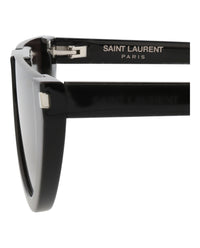 Saint Laurent Unisex Cat Eye Black Black Black Fashion Designer Eyewear