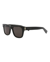 Saint Laurent Saint Laurent Unisex Square/Rectangle Black Black Black Fashion Designer Eyewear