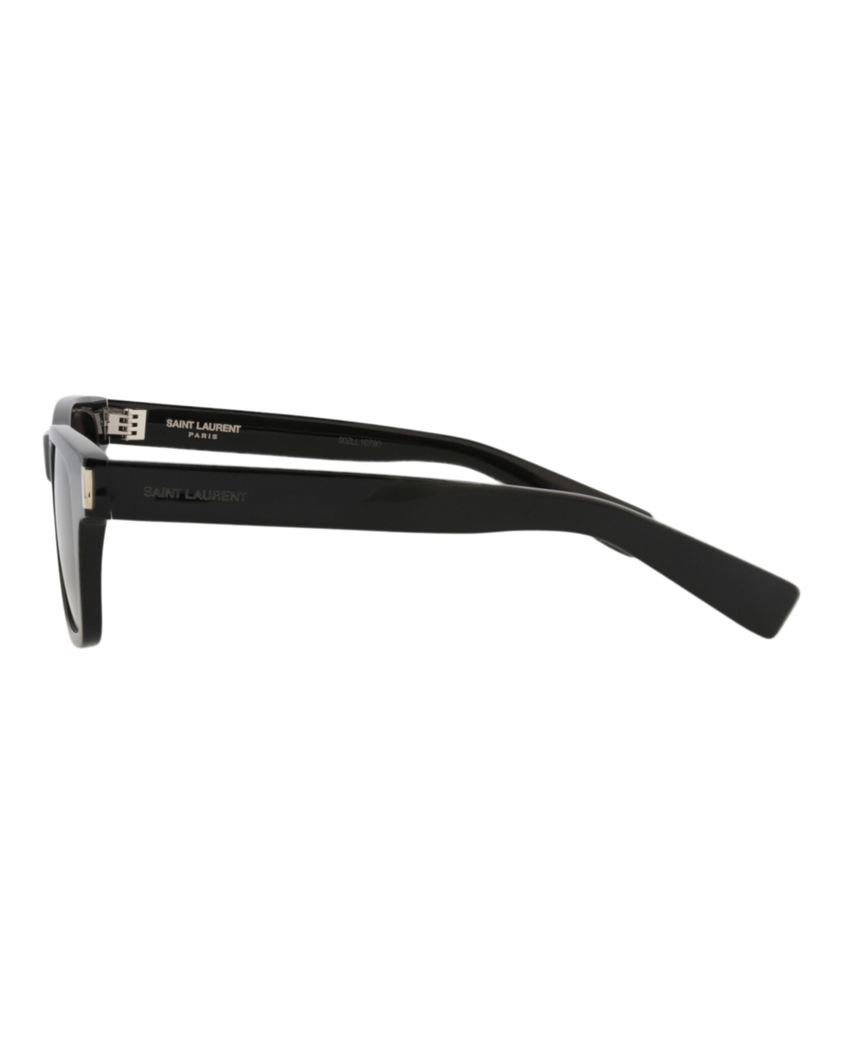 Saint Laurent Saint Laurent Unisex Square/Rectangle Black Black Black Fashion Designer Eyewear