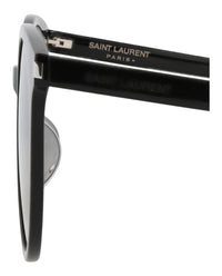 Saint Laurent Saint Laurent Womens Round/Oval Black Black Black Fashion Designer Eyewear