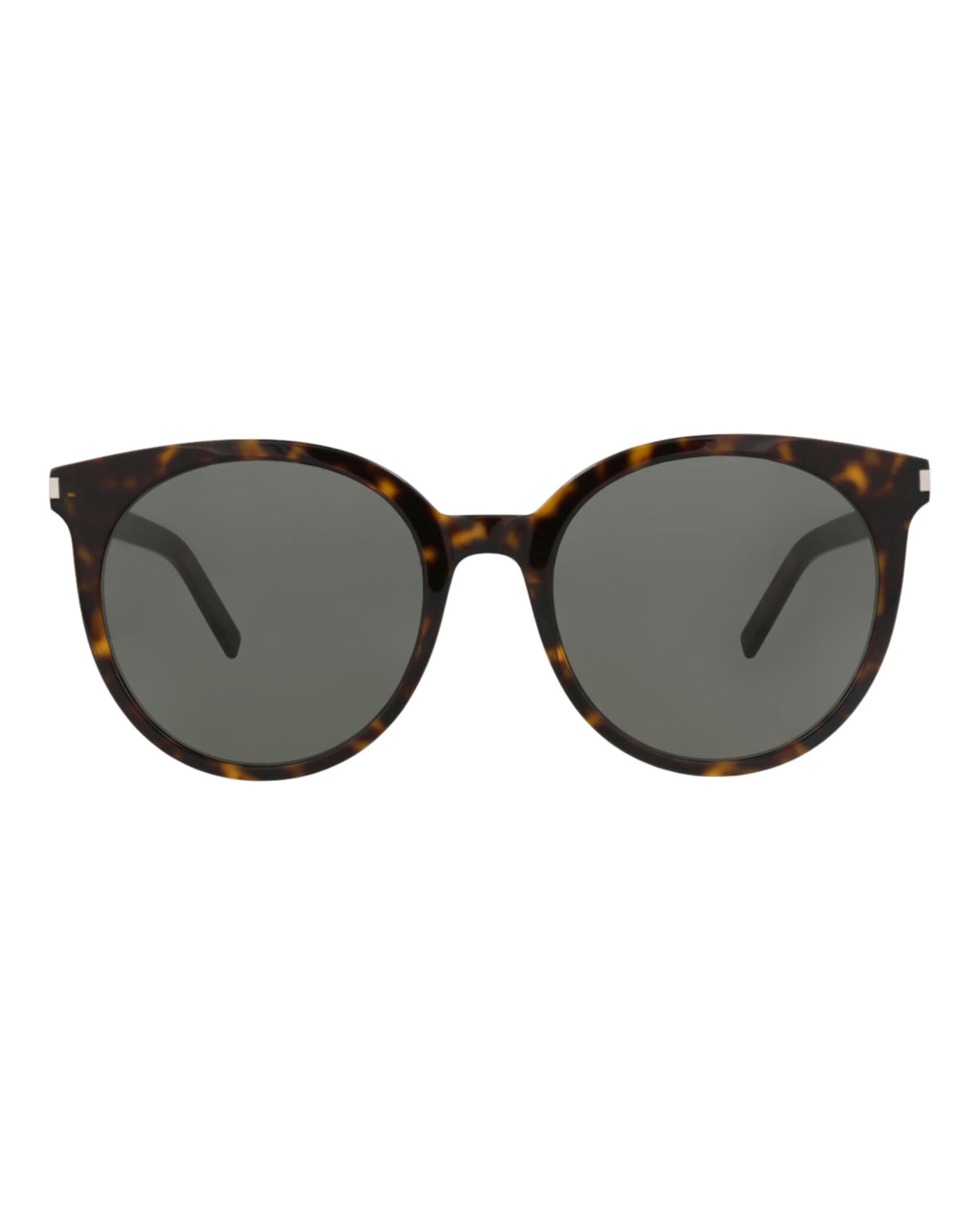 Saint Laurent Womens Round/Oval Havana Havana Grey Fashion Designer Eyewear