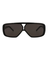 Saint Laurent Womens Aviator Black Black Black Fashion Designer Eyewear