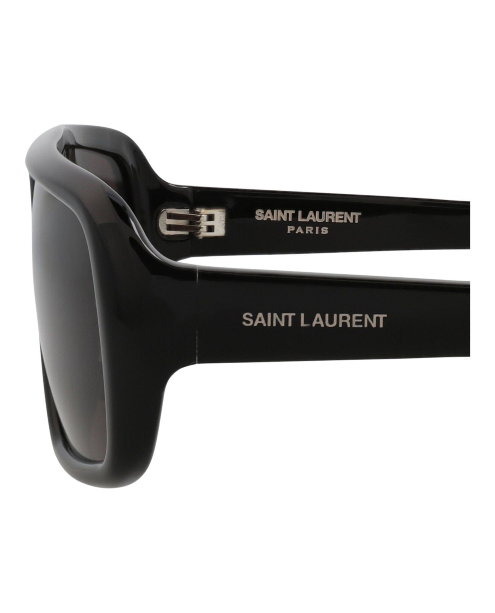Saint Laurent Womens Aviator Black Black Black Fashion Designer Eyewear