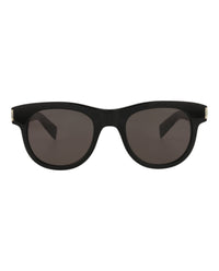 Saint Laurent Unisex Round/Oval Black Black Black Fashion Designer Eyewear Black Black Black