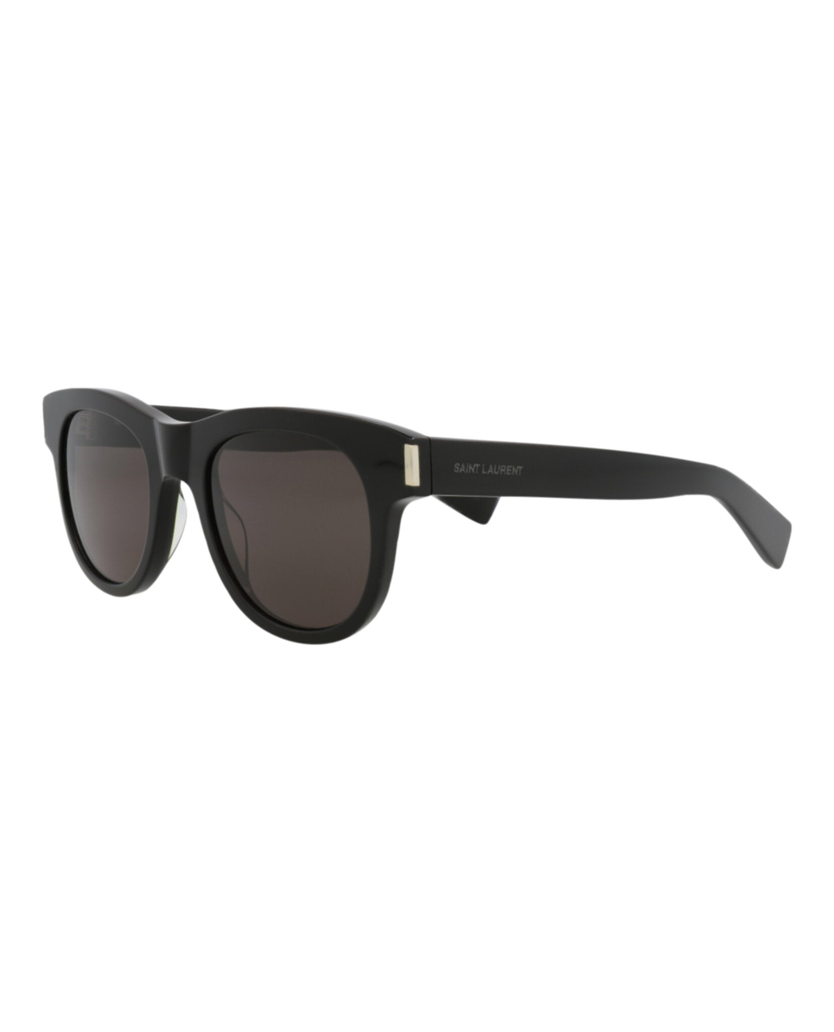 Saint Laurent Unisex Round/Oval Black Black Black Fashion Designer