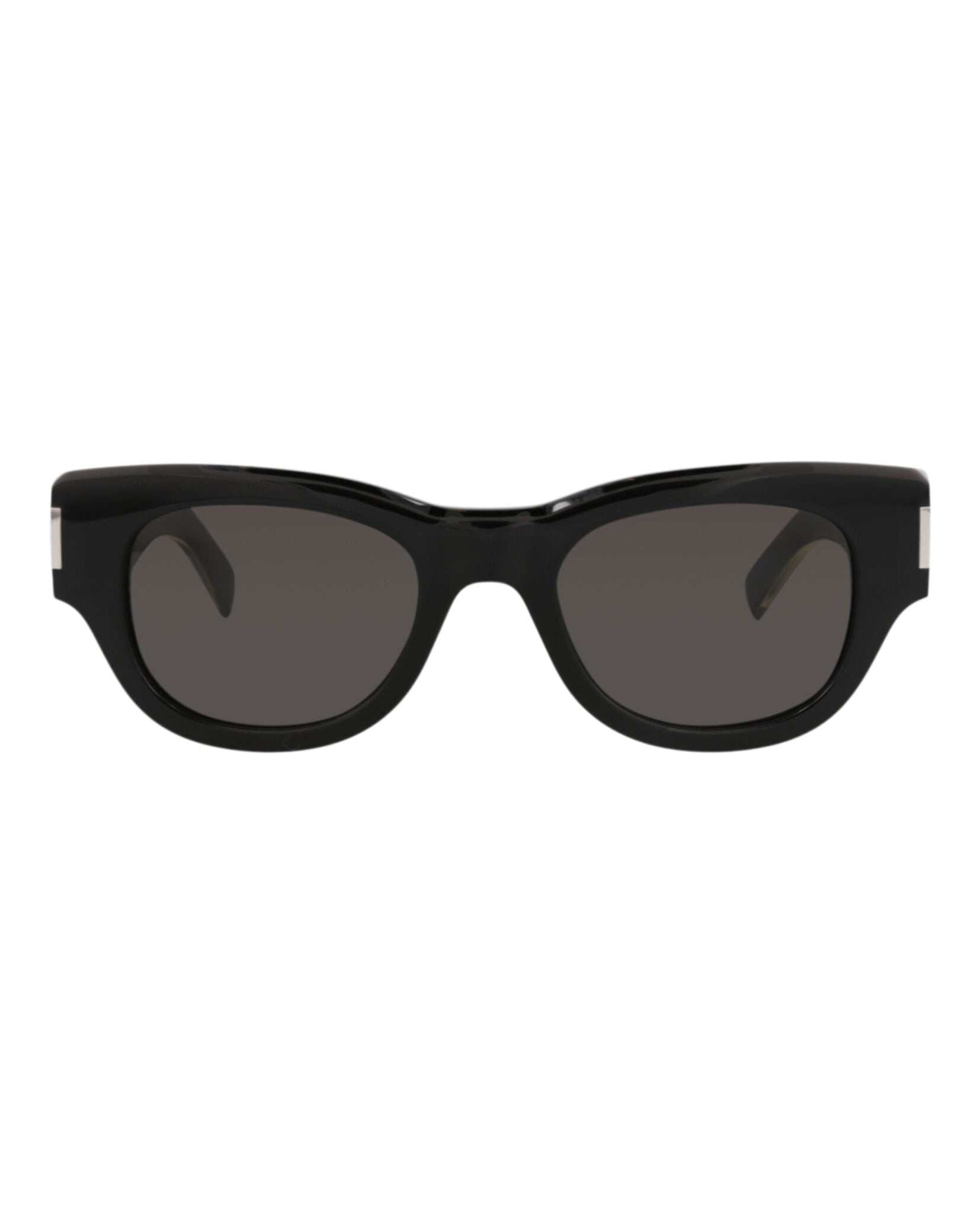 Saint Laurent Saint Laurent Womens Cat Eye Black Crystal Grey Fashion Designer Eyewear