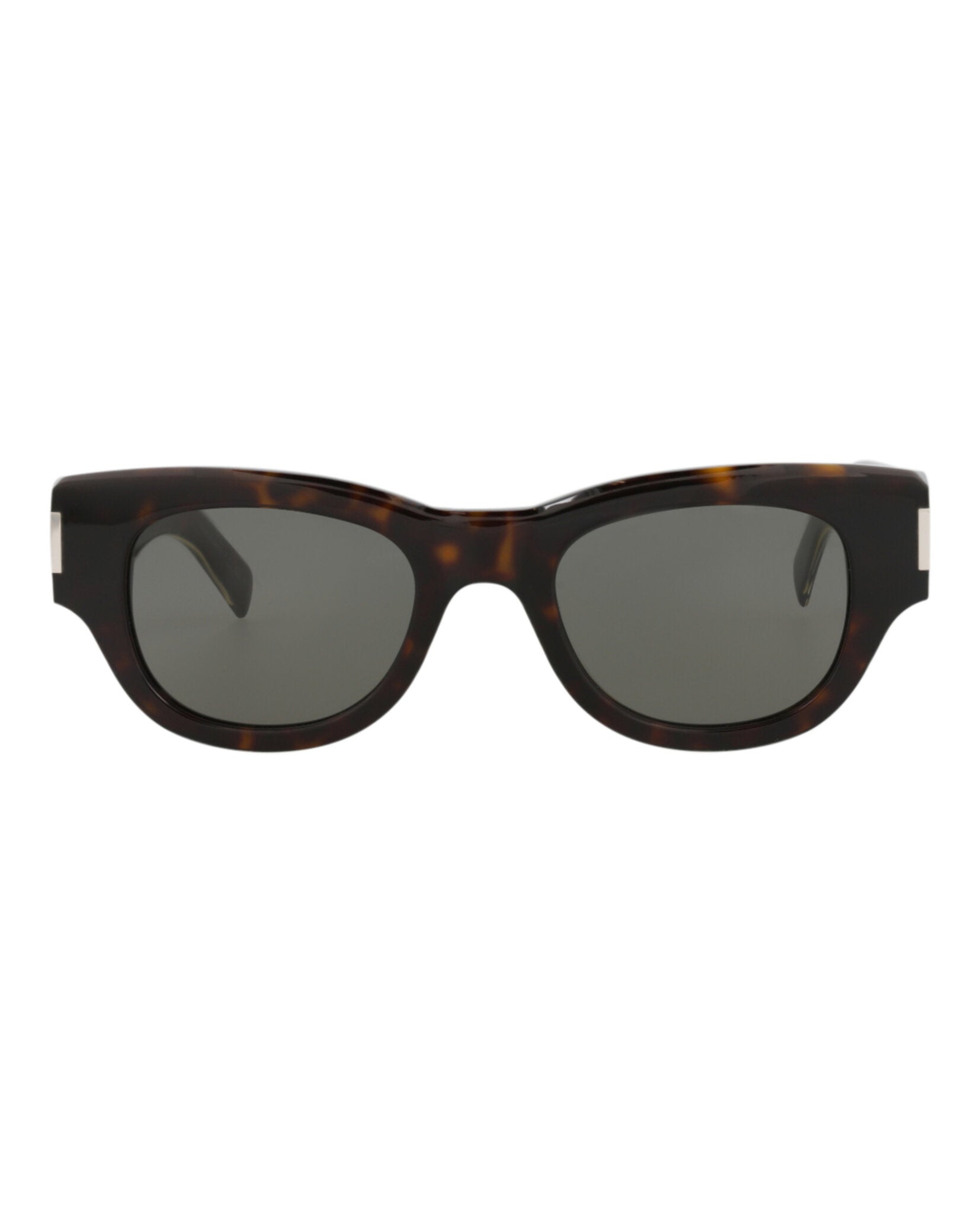 Saint Laurent Saint Laurent Womens Cat Eye Havana Crystal Grey Fashion Designer Eyewear