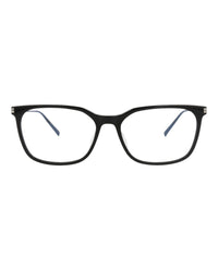 Saint Laurent Saint Laurent Womens Square/Rectangle Black Black Transparent Fashion Designer Eyewear