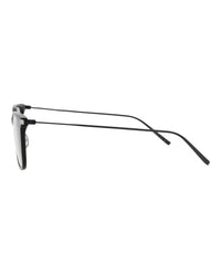 Saint Laurent Saint Laurent Womens Square/Rectangle Black Black Transparent Fashion Designer Eyewear