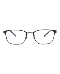 Saint Laurent Saint Laurent Mens Square/Rectangle Black Black Transparent Fashion Designer Eyewear