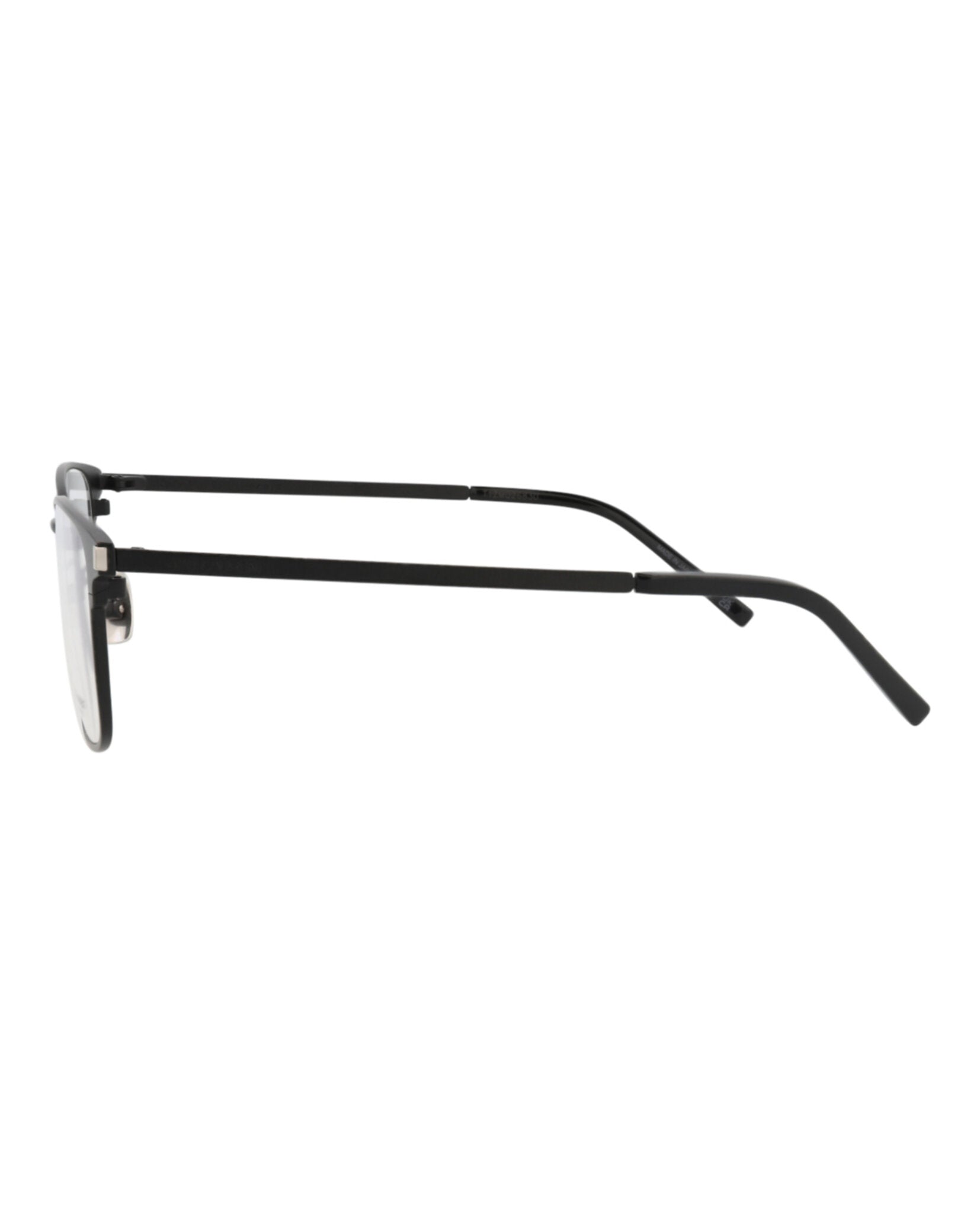 Saint Laurent Saint Laurent Mens Square/Rectangle Black Black Transparent Fashion Designer Eyewear