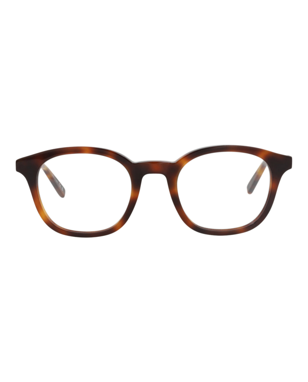 Saint Laurent Unisex Round/Oval Havana Havana Transparent Fashion Designer Eyewear