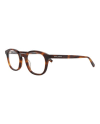 Saint Laurent Unisex Round/Oval Havana Havana Transparent Fashion Designer Eyewear