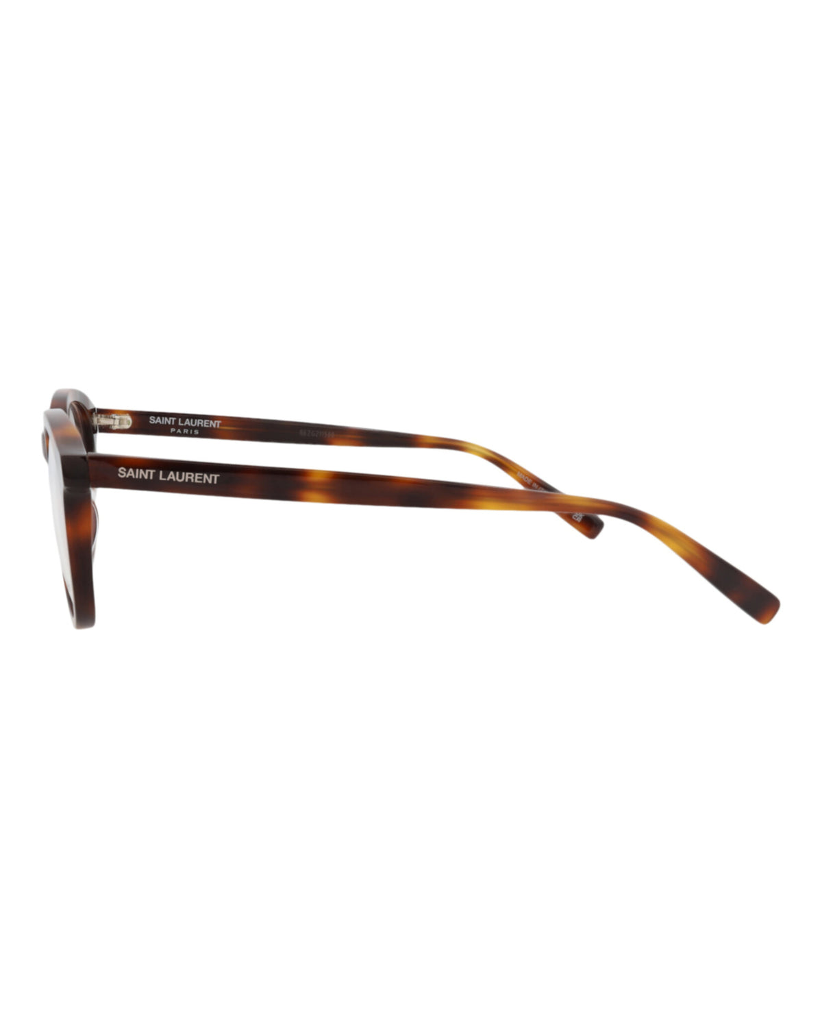 Saint Laurent Unisex Round/Oval Havana Havana Transparent Fashion Designer Eyewear