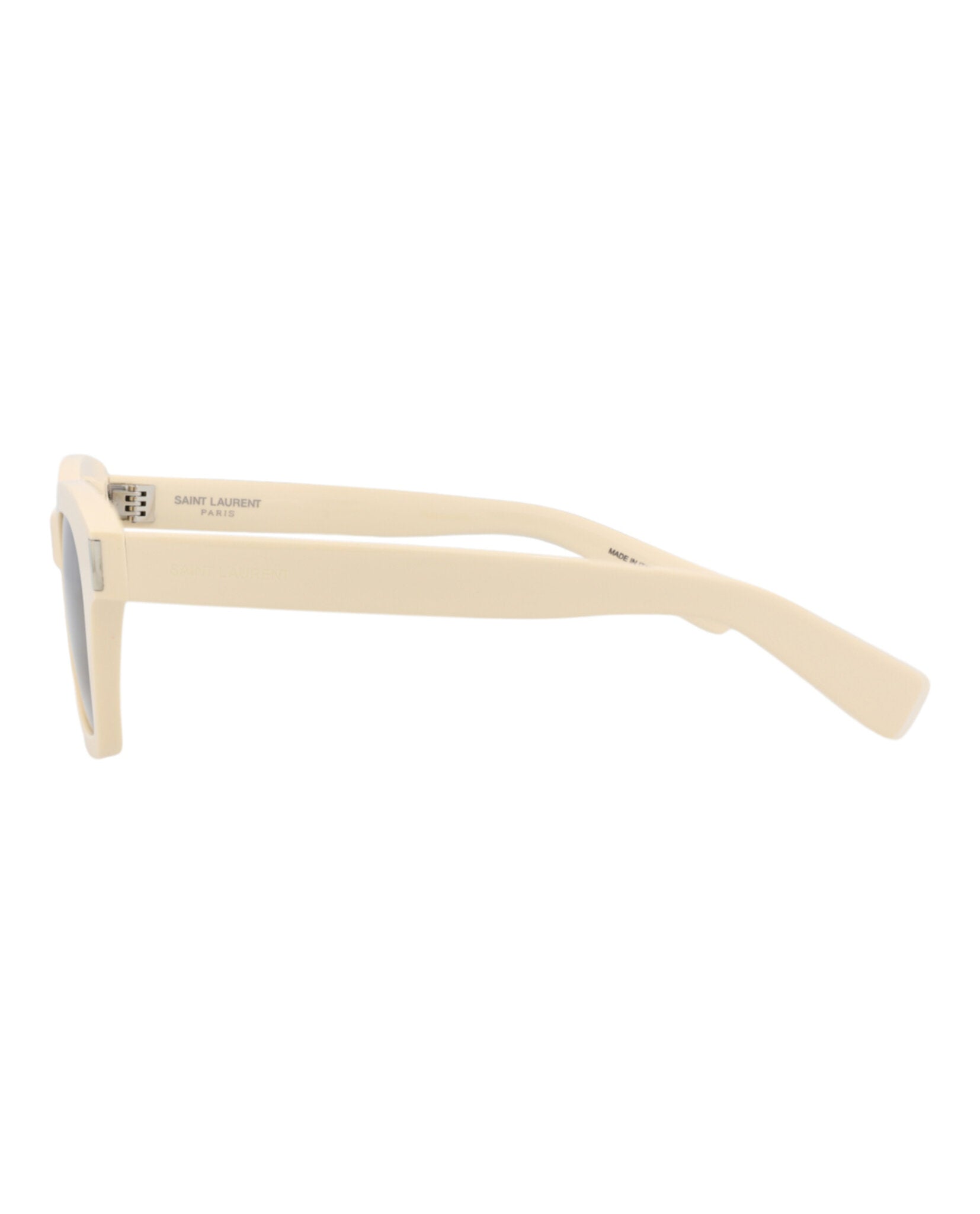 Saint Laurent Unisex Square/Rectangle Ivory Ivory Brown Fashion