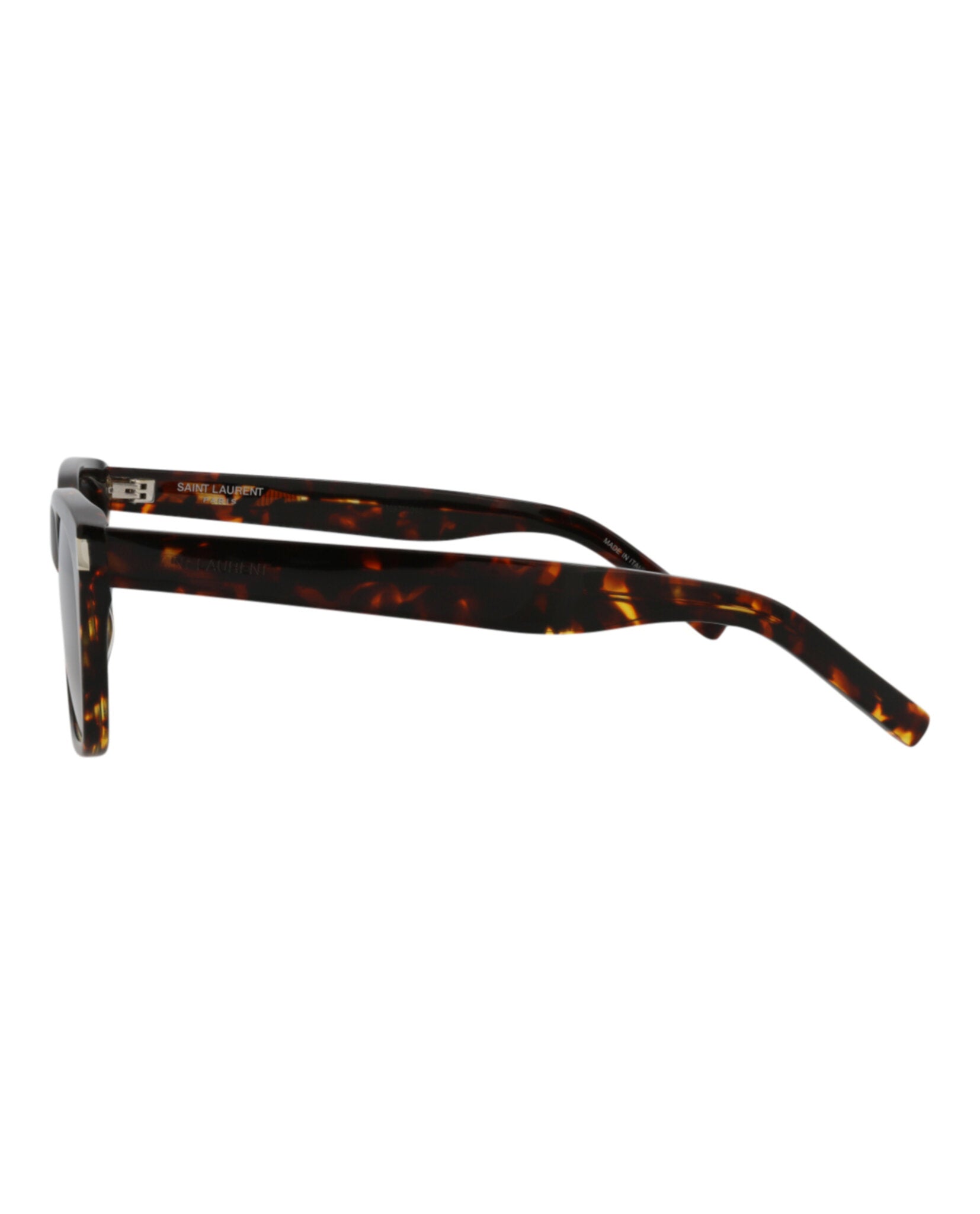 Saint Laurent Mens Square/Rectangle Havana Havana Grey Fashion Designer Eyewear