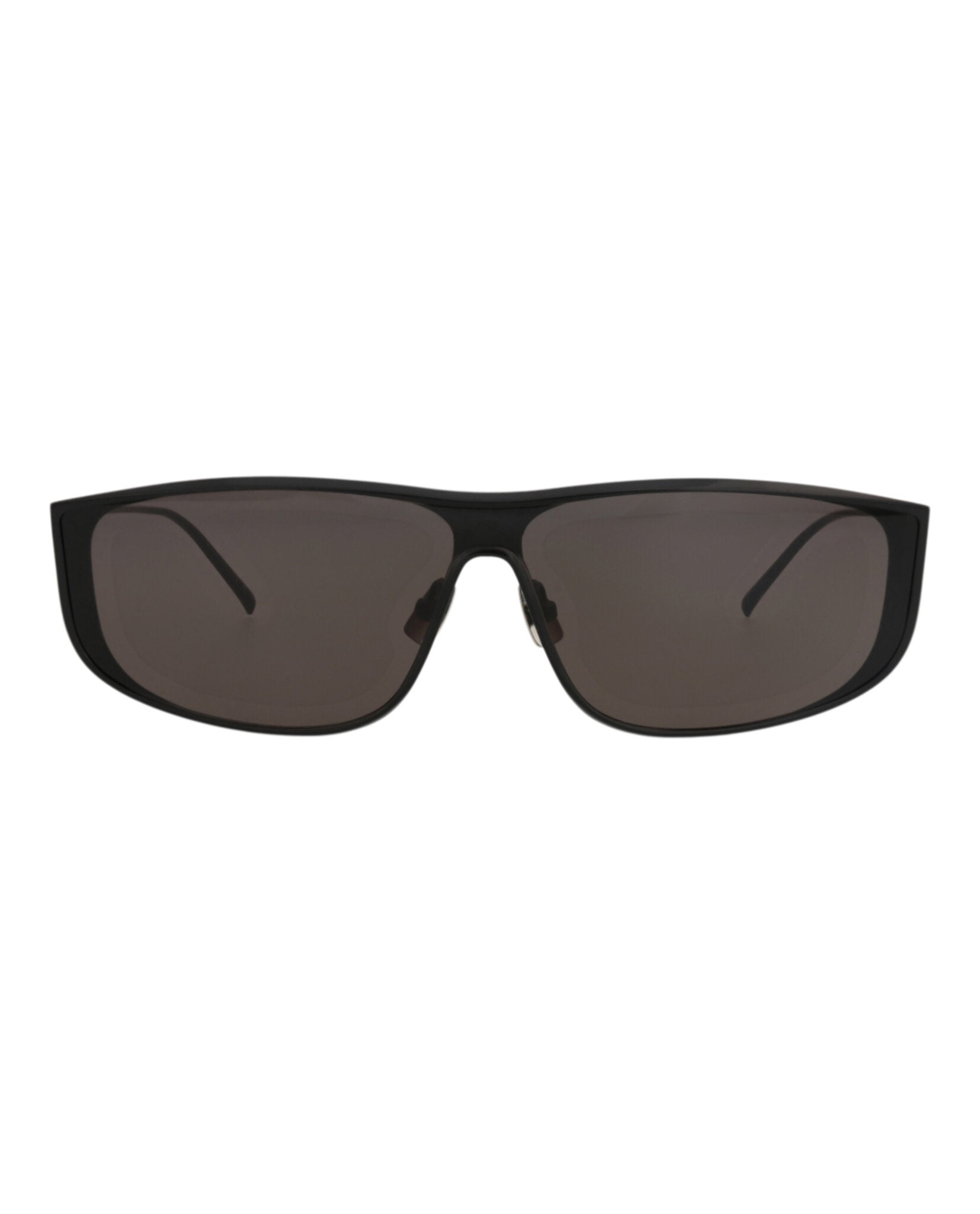 Saint Laurent Saint Laurent Unisex Shield/Wrap Black Black Black Fashion Designer Eyewear