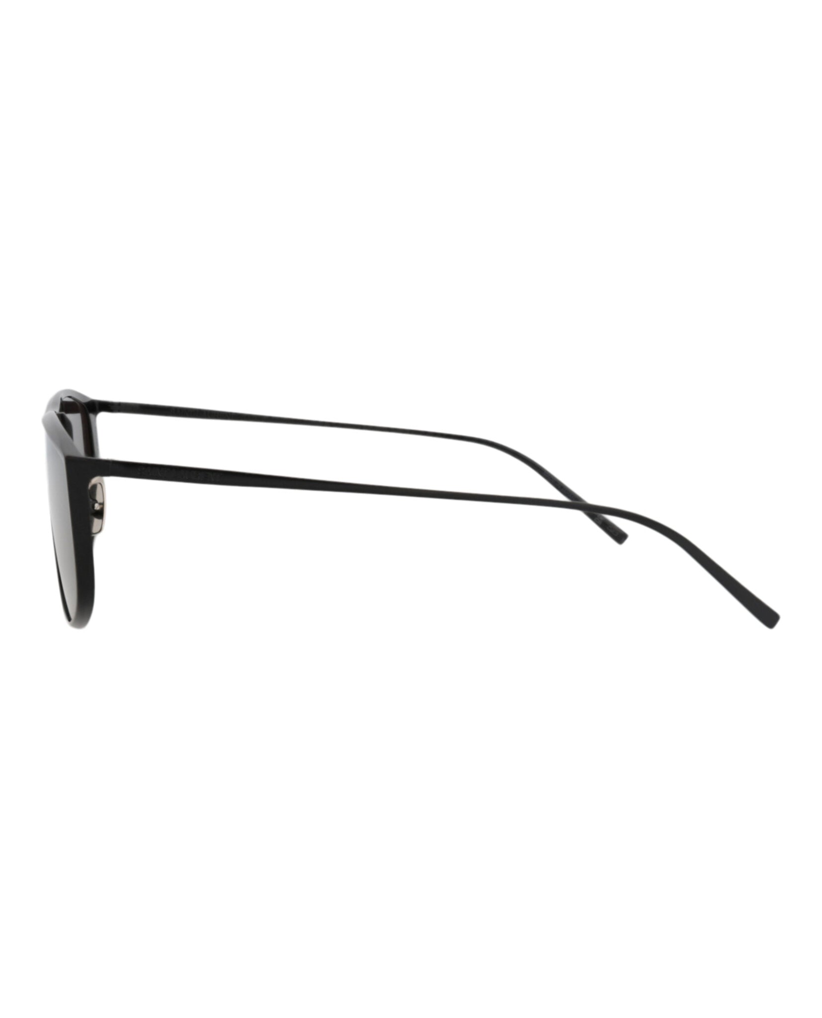 Saint Laurent Saint Laurent Unisex Shield/Wrap Black Black Black Fashion Designer Eyewear