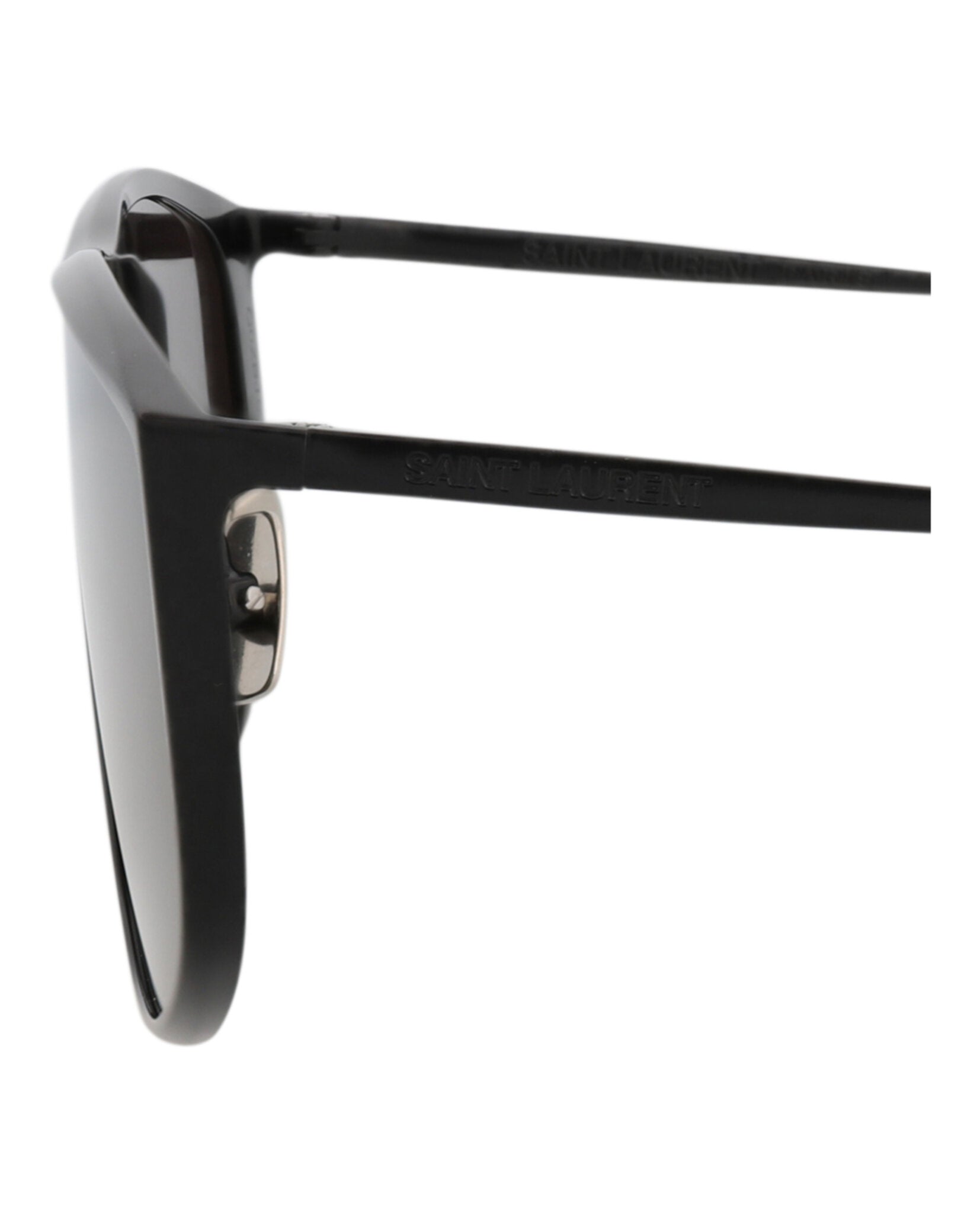 Saint Laurent Saint Laurent Unisex Shield/Wrap Black Black Black Fashion Designer Eyewear