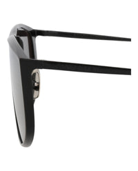 Saint Laurent Saint Laurent Unisex Shield/Wrap Black Black Black Fashion Designer Eyewear