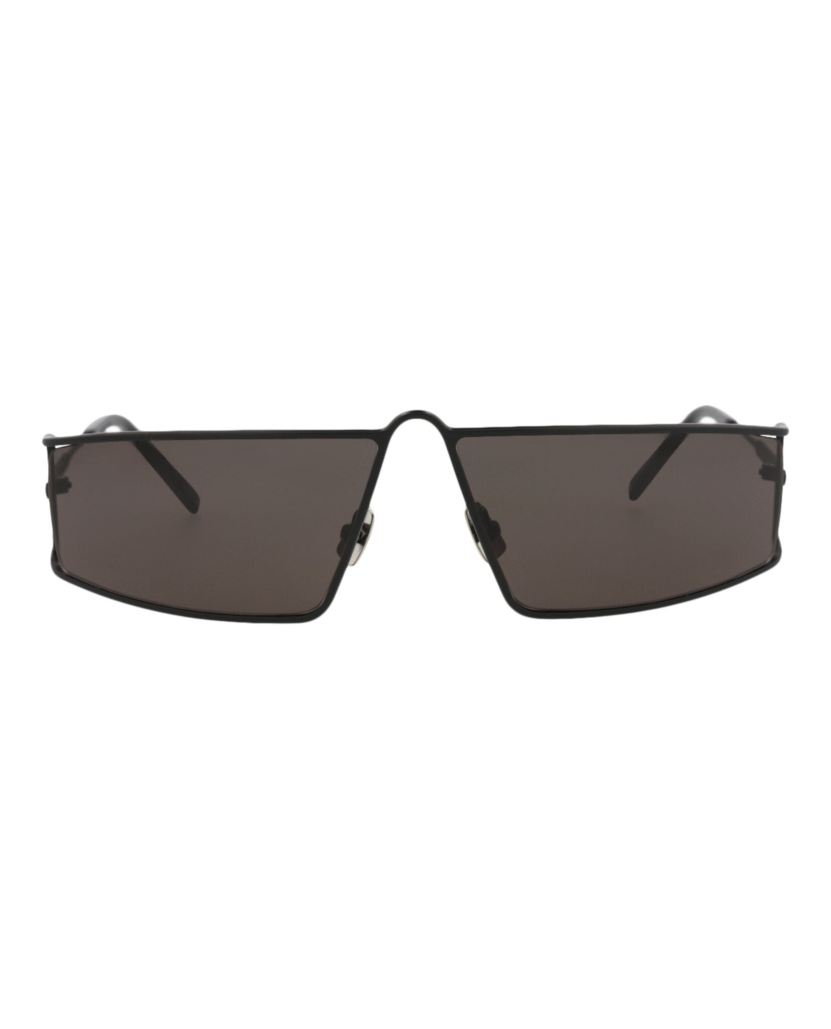 Saint Laurent Womens Square/Rectangle Black Black Black Fashion Designer Eyewear