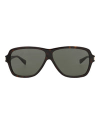 Saint Laurent Mens Aviator Havana Havana Grey Fashion Designer Eyewear
