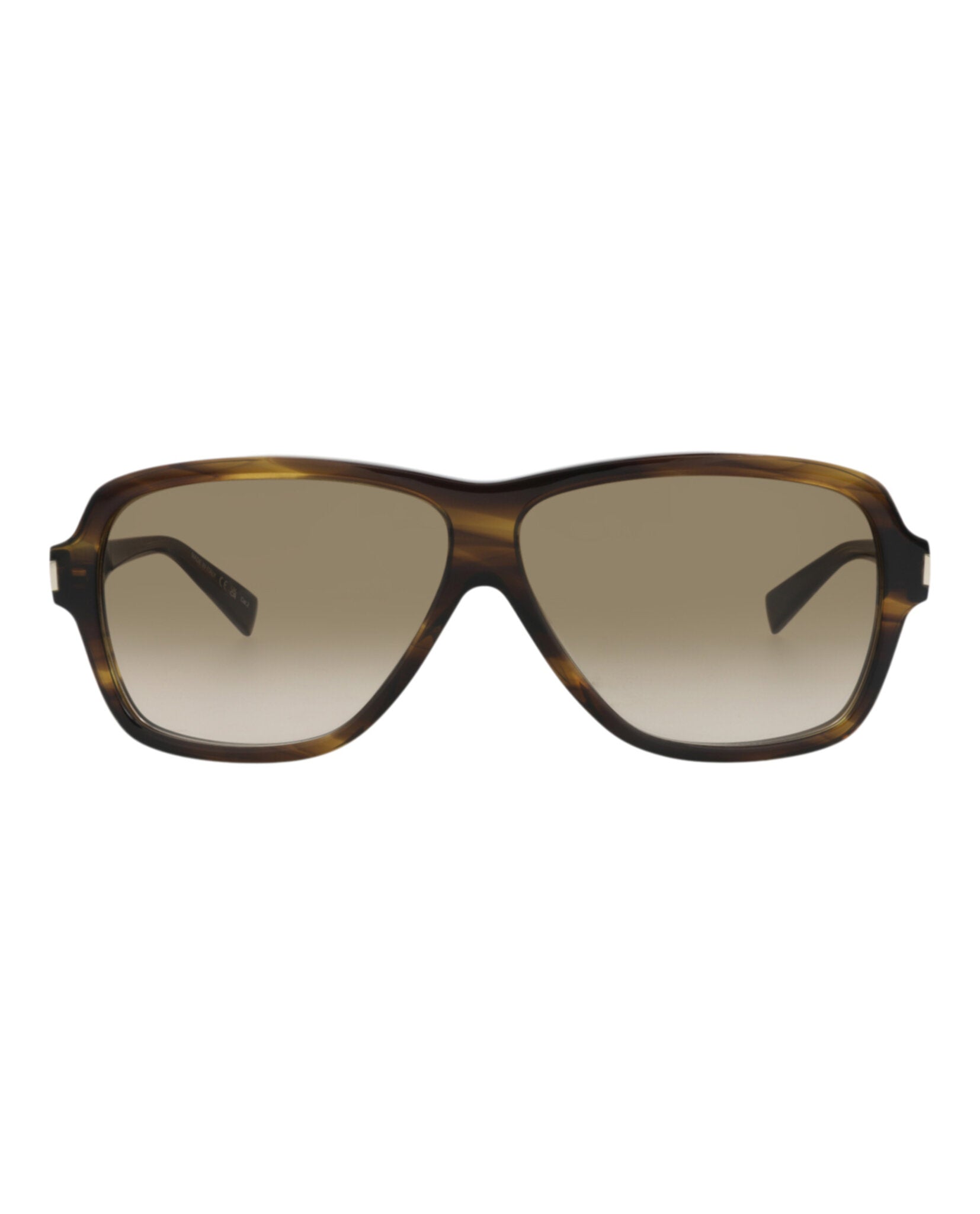 Saint Laurent Mens Aviator Havana Havana Brown Fashion Designer Eyewear