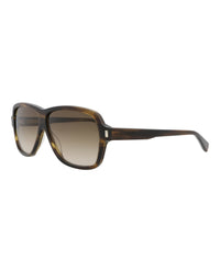 Saint Laurent Mens Aviator Havana Havana Brown Fashion Designer Eyewear