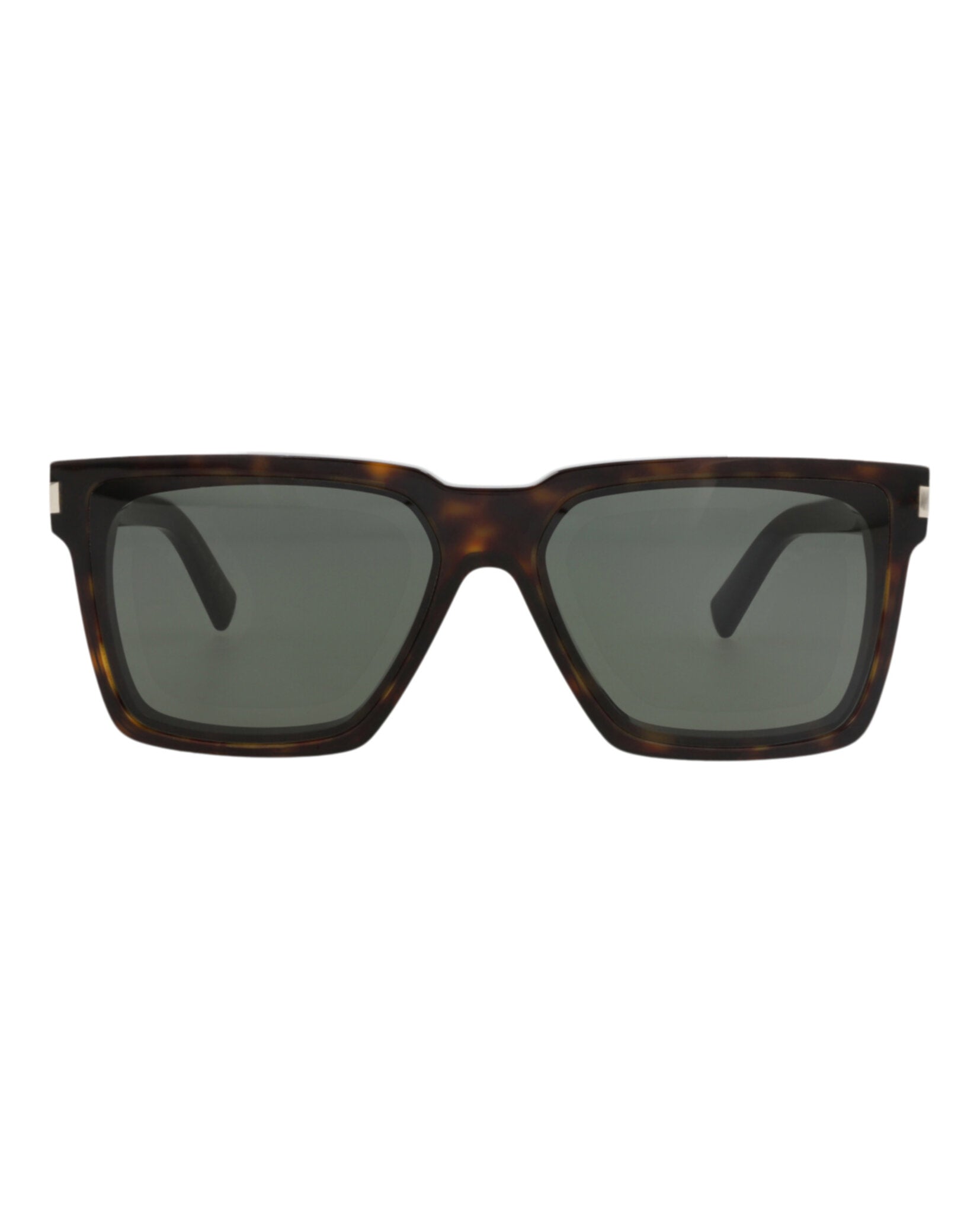 Saint Laurent Saint Laurent Unisex Square/Rectangle Havana Havana Grey Fashion Designer Eyewear