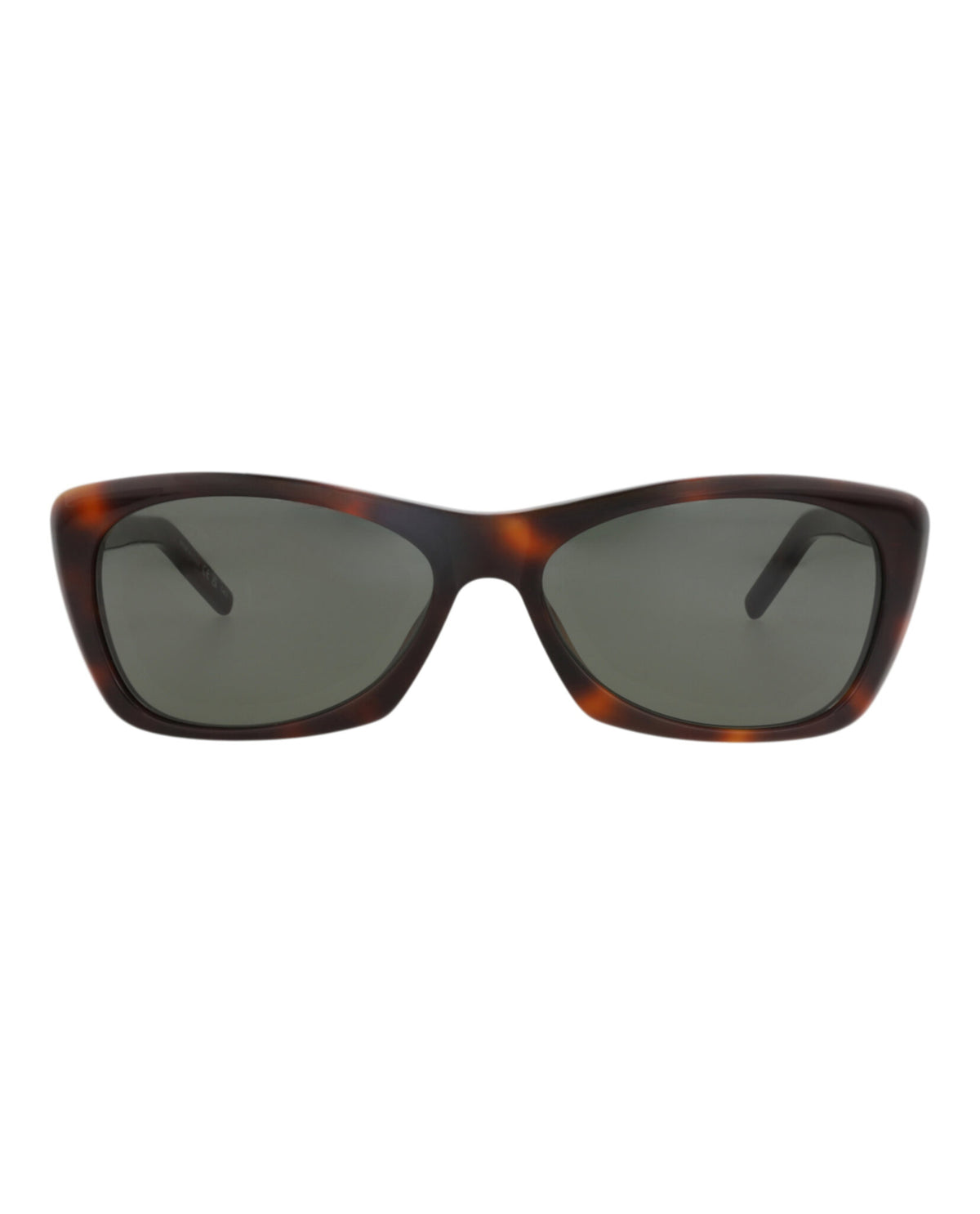 Saint Laurent Womens Cat Eye Havana Havana Grey Fashion Designer Eyewear