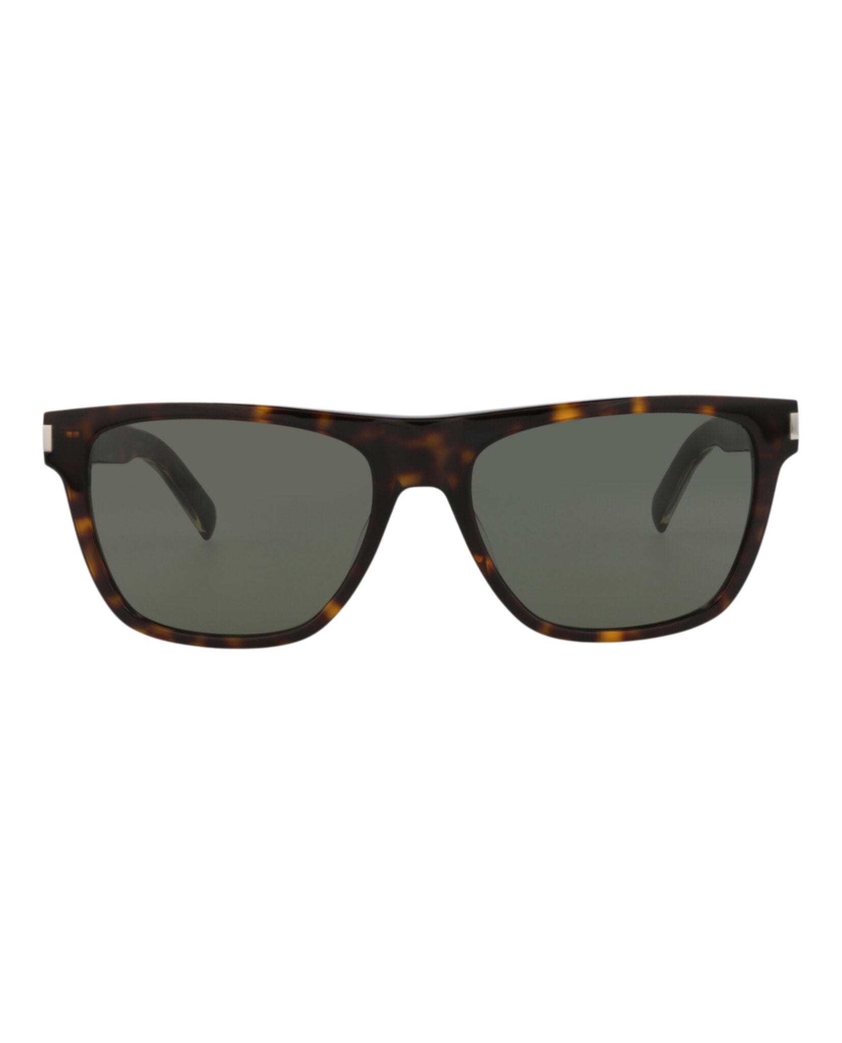 Saint Laurent Mens Round/Oval Havana Crystal Grey Fashion Designer Eyewear Havana Crystal Grey