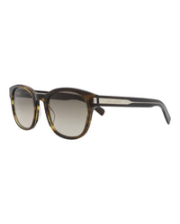 Saint Laurent Saint Laurent Unisex Round/Oval Havana Crystal Brown Fashion Designer Eyewear
