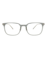Saint Laurent Unisex Square/Rectangle Grey Silver Transparent Fashion Designer Eyewear