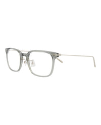 Saint Laurent Unisex Square/Rectangle Grey Silver Transparent Fashion Designer Eyewear