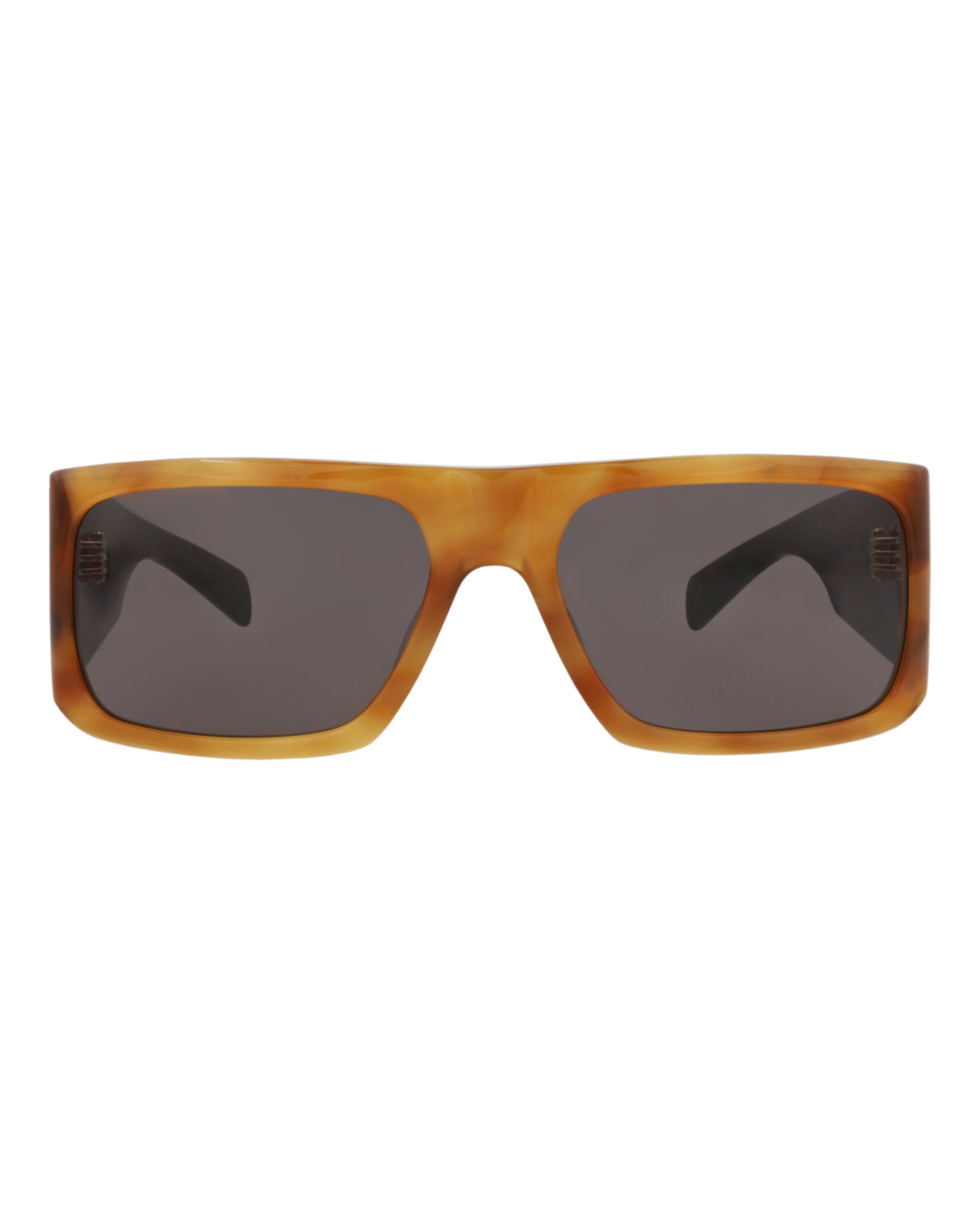 Saint Laurent Unisex Square/Rectangle Havana Black Black Fashion Designer Eyewear