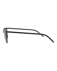 Saint Laurent Womens Cat Eye Black Black Black Fashion Designer Eyewear