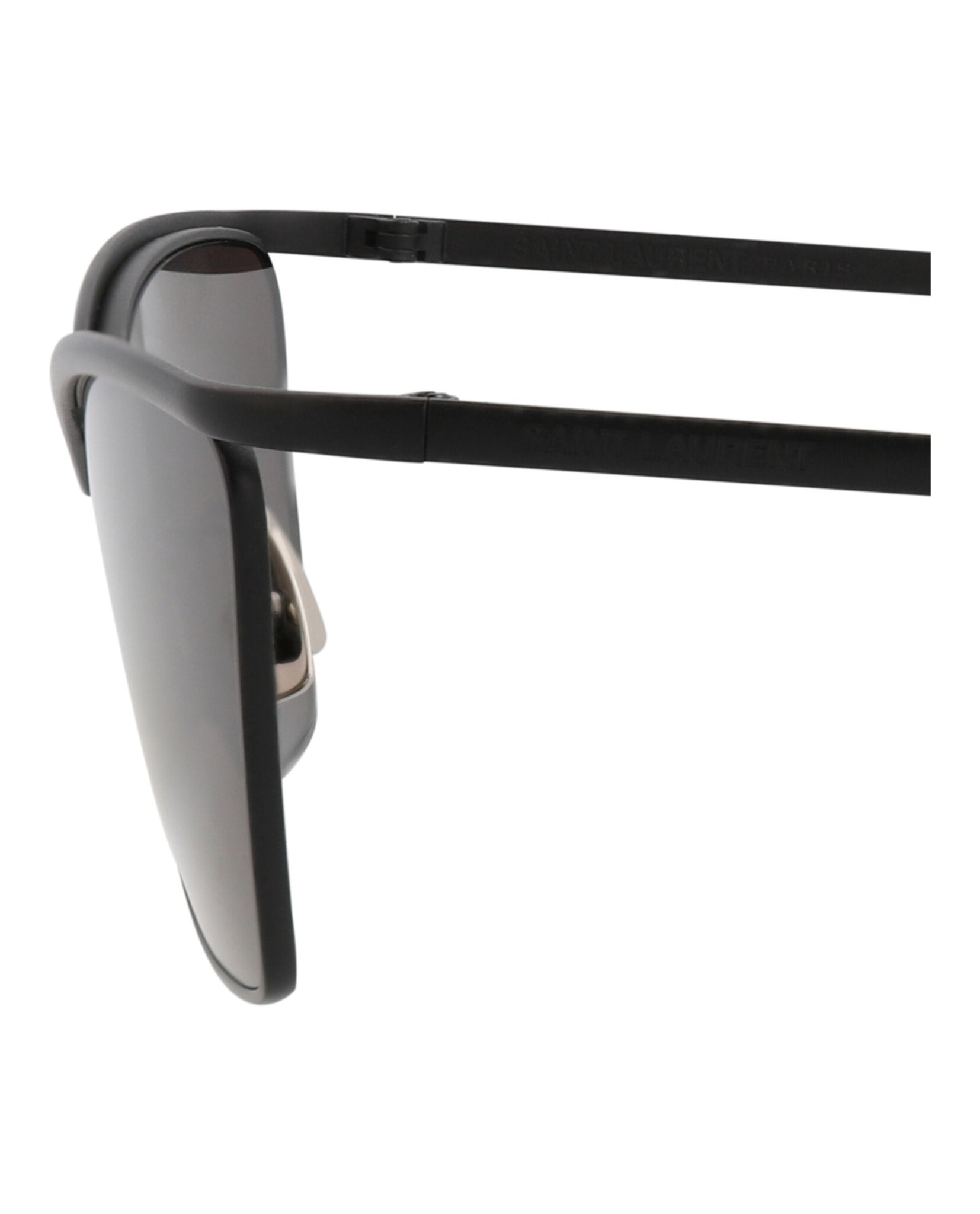 Saint Laurent Womens Cat Eye Black Black Black Fashion Designer Eyewear