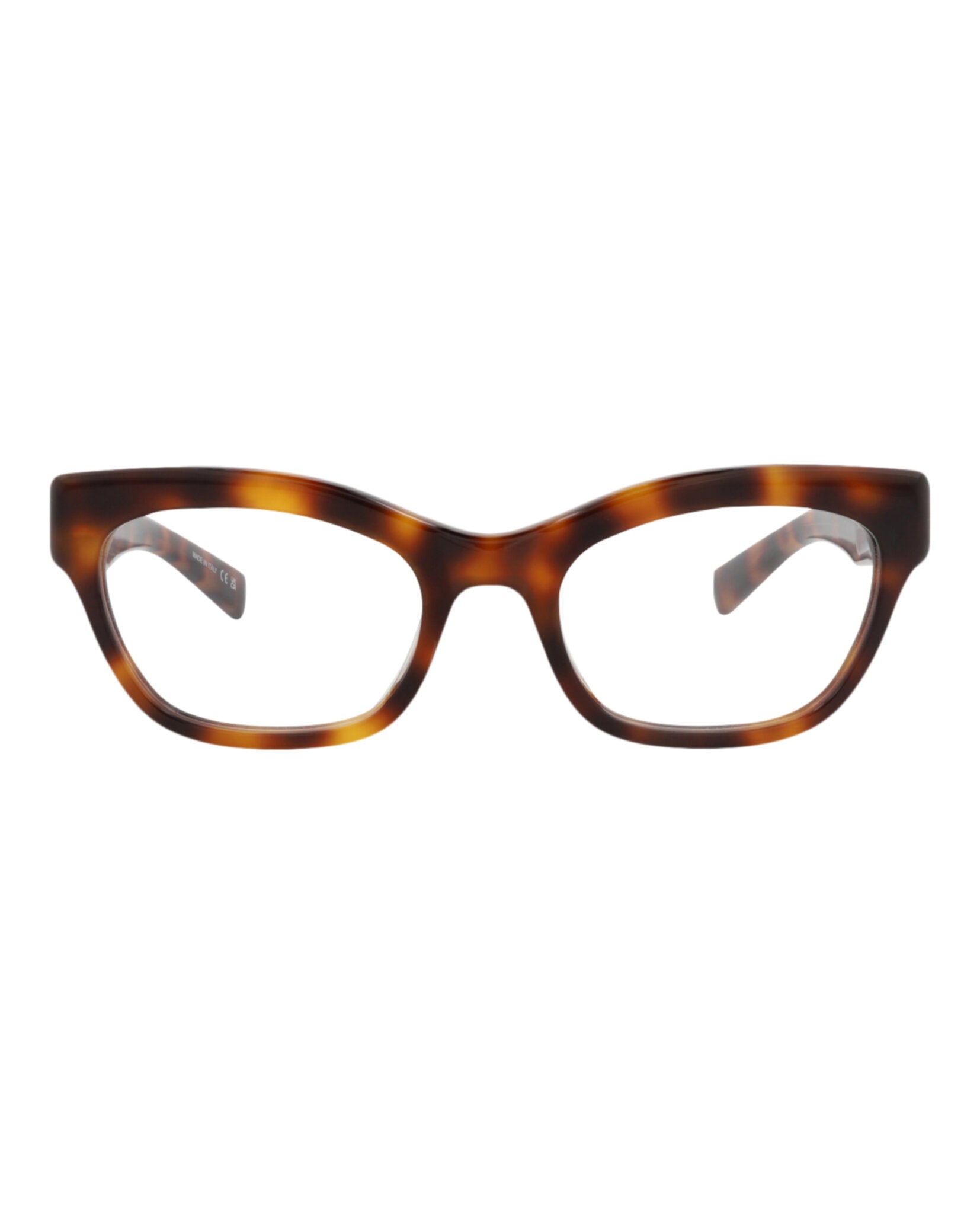 Saint Laurent Womens Cat Eye Havana Havana Transparent Fashion Designer Eyewear