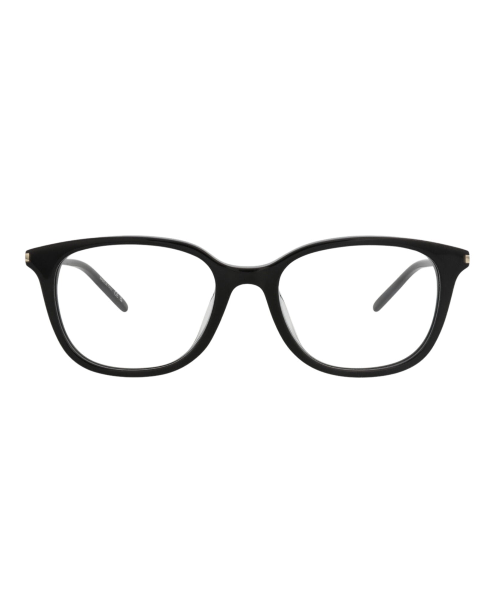 Saint Laurent Saint Laurent Unisex Square/Rectangle Black Black Transparent Fashion Designer Eyewear